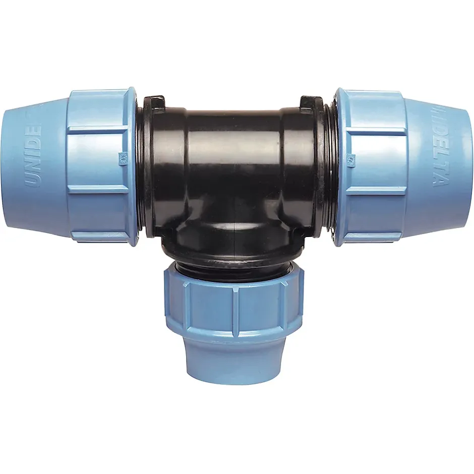 - Raccord plastique Té réduit au centre pour tube PE diam 32-25-32 mm-Somatherm for you New