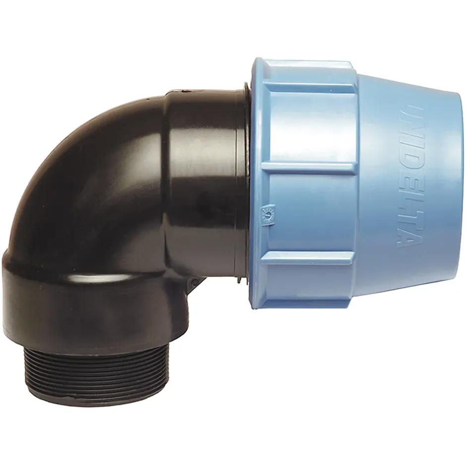 - Raccord plastique coudé pour tube PE diam 32 mm - Mâle 1^Somatherm for you New
