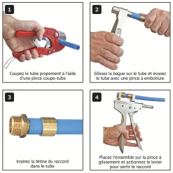 - Raccord coudé égal à glissement pour tube PER diam 16- diam 16 par lot de 10-Somatherm for you Clearance