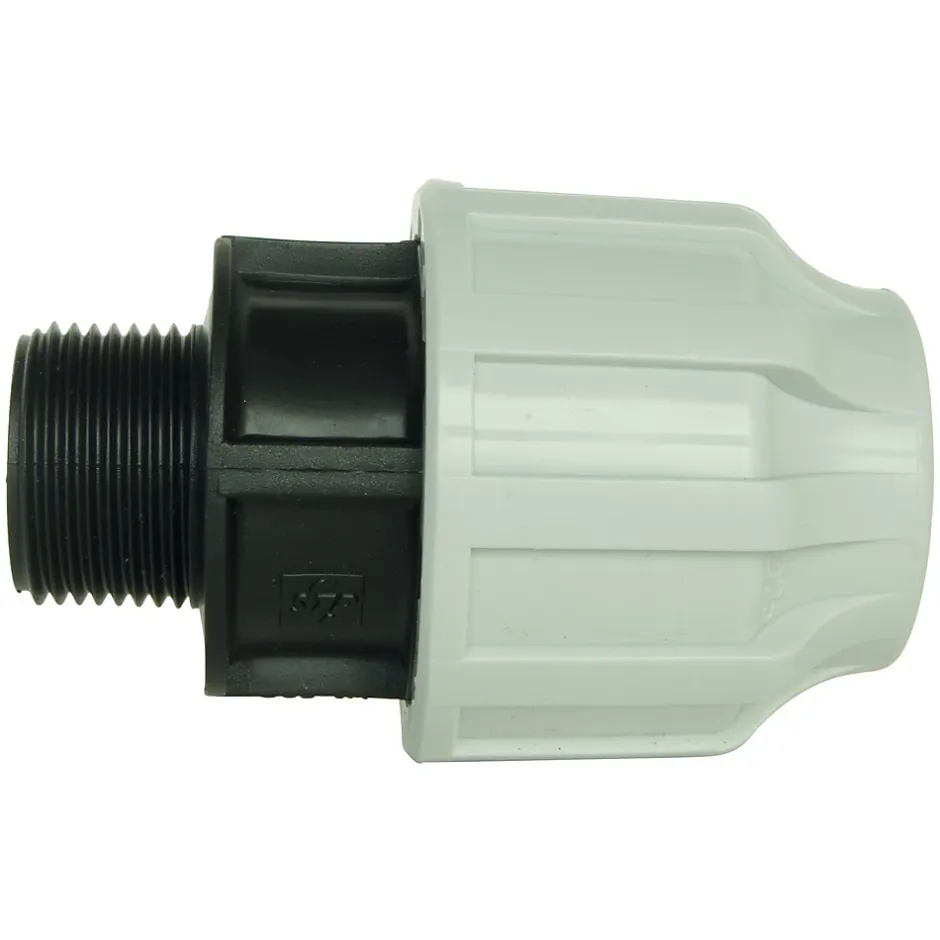 - Raccord plastique droit pour tube PE diam 50 mm - Mâle 1 1/2-Somatherm for you Clearance