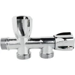 - Robinet à clapet double sorties pour machine à laver - M1/2 - Sorties M3/4-Somatherm for you Outlet