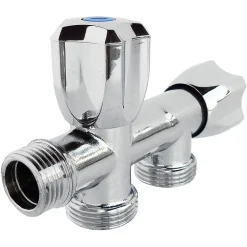- Robinet à clapet double sorties pour machine à laver - M1/2 - Sorties M3/4-Somatherm for you Outlet