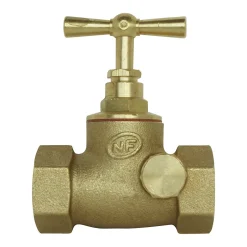 - Robinet d'arrêt à potence à purge à visser - Double Femelle 3/4 - Laiton brut^Somatherm for you Clearance