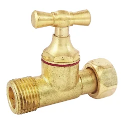 - Robinet de WC droit laiton brut M12/17 - Ecrou Prisonnier 12/17-Somatherm for you Best