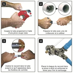 - Té mâle au centre à sertir multicouche diam 20 - 15/21-Somatherm for you