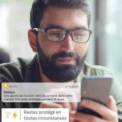 1875254 – Home Alarm Advanced Max, Système d’alarme maison connecté haut de gamme avec détecteurs, sirènes et accessoires-Somfy