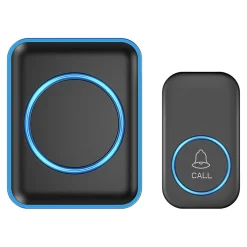 Sonnette d'entrée sans fil de 300 m avec 60 mélodies, 5 niveaux de volume et affichage LED^Deko Clearance