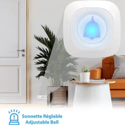 Sonnette cinétique easy - Portée 100m-Fishtec Outlet