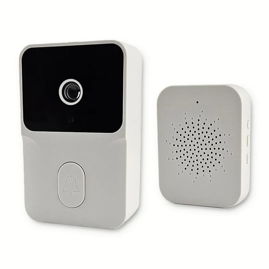 Sonnette portier app tuya smart life autonome sans fils alerte direct smartphone, vision nocture carillon fourni^Somlife Online