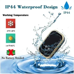 Sonnette sans fil extérieure automatique étanche sans pile monobloc^Deko Discount