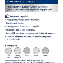 Sous-couche anti-humidité intérieur mat 0,75L-Ripolin Outlet