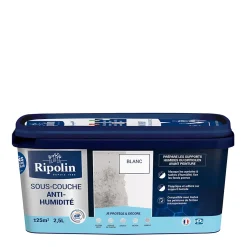 Sous-couche anti-humidité intérieur mat 2,5L-Ripolin New