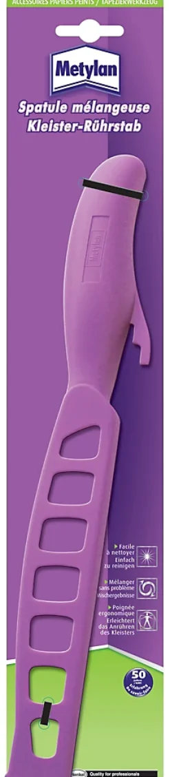 Spatule mélangeuse pour colles papiers peints ‎L.7,5 x l.2,5 x H.38 cm^Metylan Online