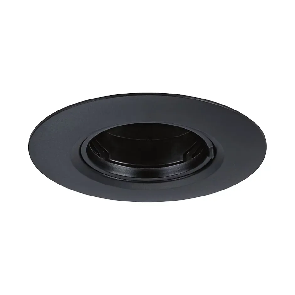 Spot encastré Kit de 10 fixe rond 90mm GU10 max. 10x10W 230V gradable Noir-Paulmann Outlet