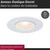 Spot encastré Kit de 3 fixe rond 90mm GU10 max. 3x10W 230V gradable Blanc^Paulmann Hot
