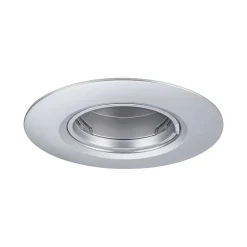 Spot encastré Kit de 3 fixe rond 90mm GU10 max. 3x10W 230V gradable Chrome mat^Paulmann Outlet