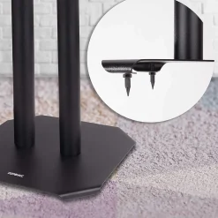 SPS1022-40 Pieds enceintes 40 cm lestables avec du sable Cônes anti vibrations Set de 2 pour hifi stéréo home cinema-Duronic Outlet