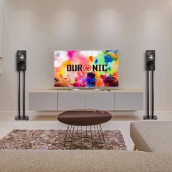 SPS1022-60 Pieds enceintes 60 cm lestables avec du sable Cônes anti vibrations Set de 2 pour hifi stéréo home cinema^Duronic Discount