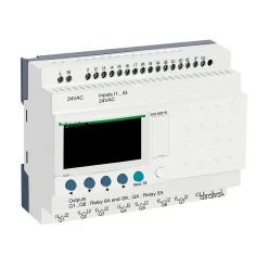 Sr3b261b Schneider - Automate Zelio Logic - Relais Intelligent 24 E/s Extensibles - 24vca - Horloge + Afficheur^Schneider Electric Online