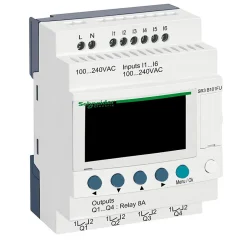 Sr3b101fu Schneider - Automate Zelio Logic - Relais Intelligent 10 E/s Extensibles - 100 à 240vca - Horloge + Afficheur-Schneider Electric Discount
