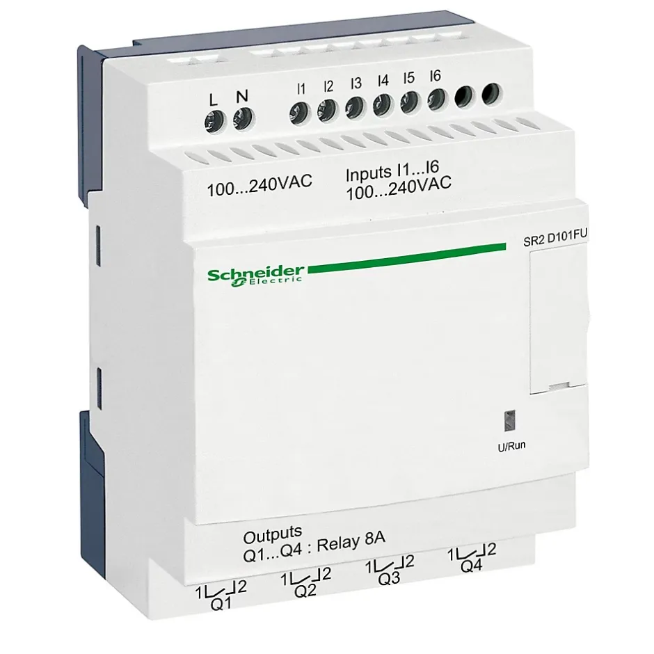 Sr2d101fu Schneider - Automate Zelio Logic - Relais Intelligent 10 E/s 100 à 240vca - Sans Horloge Sans Afficheur^Schneider Electric