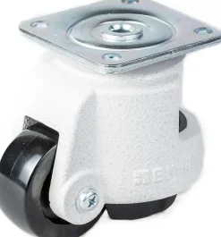 Série de nivellement HRP-POA 72G Plaque supérieure pivotante de 72 mm Roulette de 95x95 mm avec plaque en nylon^Blickle