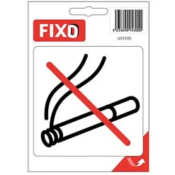 Sticker autocollant "Défense de fumer" forme carré L.100 x l.100 mm^FIXO Online