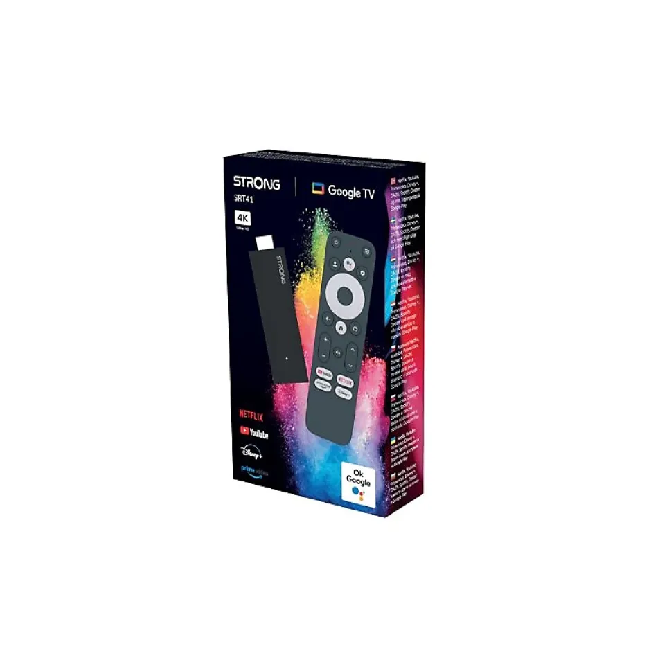 - Cle Google TV Android - 4K Ultra HD - HDR - Google Assistant-Strong Clearance