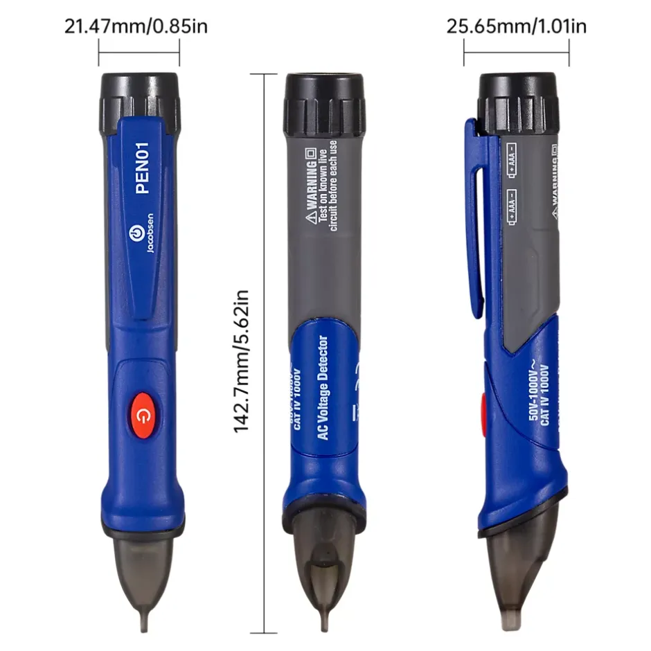 Stylo testeur de tension numérique l.29 x H.166 x P.28 mm^Jacobsen Outlet