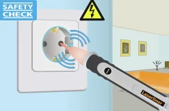 Stylo testeur de tension 158 x 21 x 25 mm^Laserliner