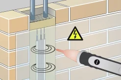 Stylo testeur de tension 158 x 21 x 25 mm^Laserliner