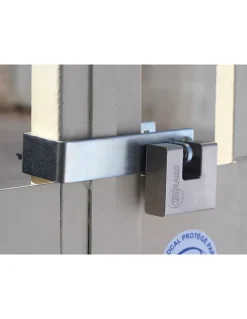 Support cadenas condamnation de grille -^Thirard Clearance