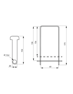 Support cadenas condamnation de grille -^Thirard Clearance