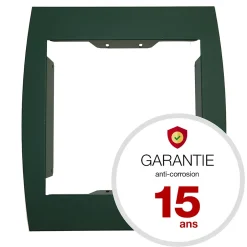 Support grillage rigide & palissade Vert mat sablé RAL 6005MS^Renz Discount