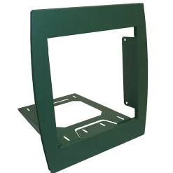Support grillage rigide & palissade Vert mat sablé RAL 6005MS^Renz Discount