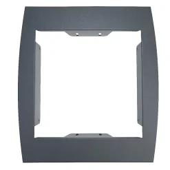 Support grillage rigide & palissade Gris anthr. mat sablé RAL 7016MS^Renz New