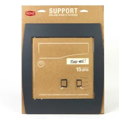 Support grillage rigide & palissade Gris anthr. mat sablé RAL 7016MS^Renz New