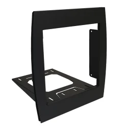 Support grillage rigide & palissade Noir mat sablé RAL 9005MS^Renz Outlet
