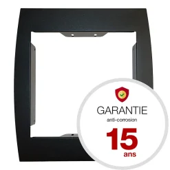 Support grillage rigide & palissade Noir mat sablé RAL 9005MS^Renz Outlet