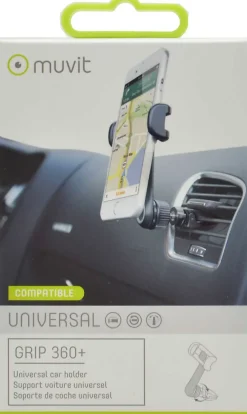 Support universel grille d'aération ventouse pour smartphone-Muvit Best