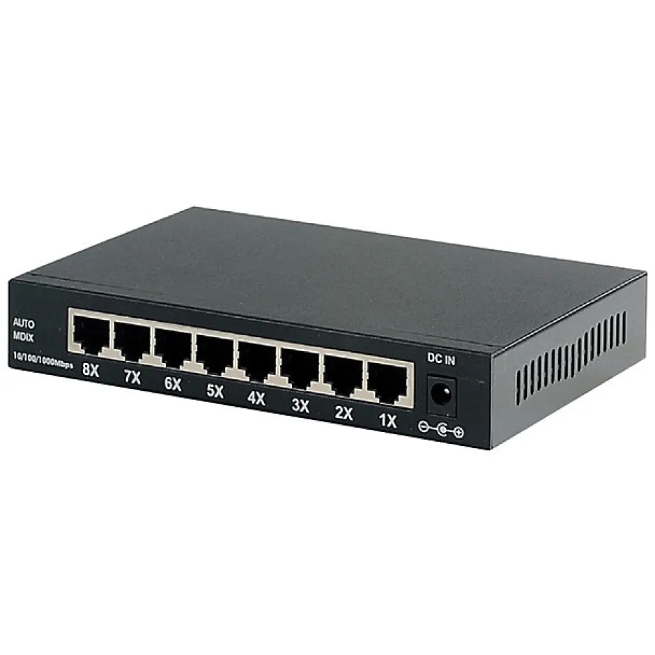 Switch RJ45 en métal 8 ports connectivité femelle-Erard New