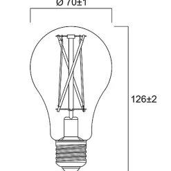 Led dépolie standard E27 11W 1500l 2700k blanc chaud boite^Sylvania Outlet