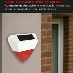 Système d'alarme 868Mhz Wifi, sirène extérieure solaire ,caméra IP-Kyf New