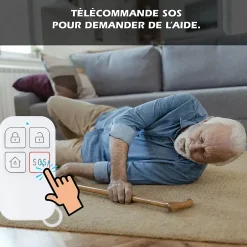 Système d'alarme étendu connecté Caméra rotative 4MP avec Sirène intégrée-Kyf Sale