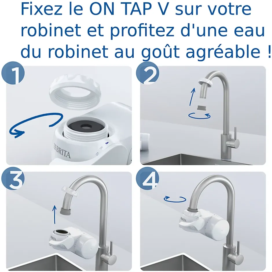 Système de filtration sur robinet ON TAP V^Brita Clearance