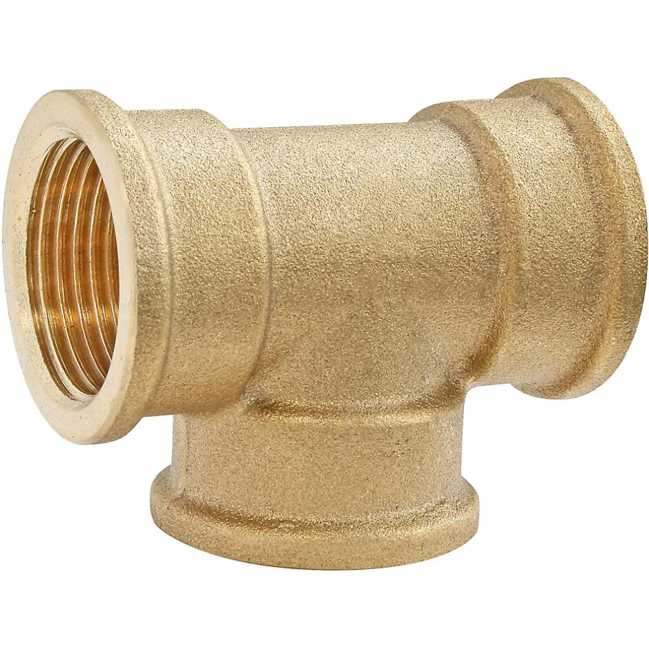 Té laiton triple Femelle 26/34 (1")-Somatherm for you