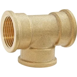 Té laiton triple Femelle 12/17 (3/8"), lot de 2^Somatherm for you