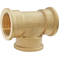 Té laiton triple Femelle 20/27 (3/4"), lot de 2^Somatherm for you Sale