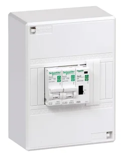 Tableau chauffe-eau 1 rangée Resi9 XP-Schneider Electric Hot