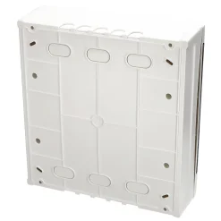 Tableau électrique apparent 24 modules 2x12 blanc fumé IP44 avec rail DIN 777848^Edo